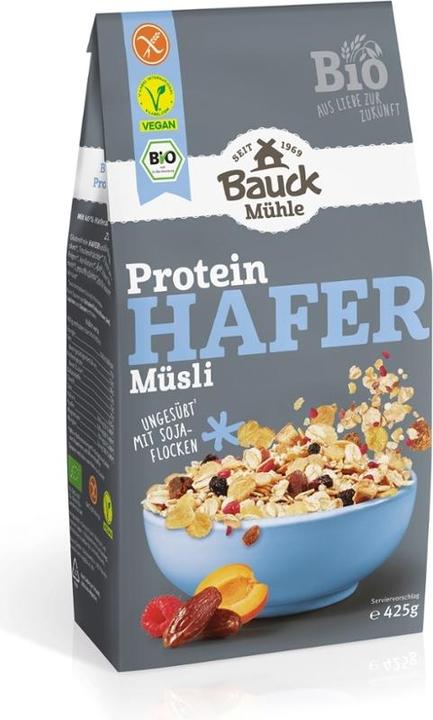 Produktbild Bauckhof Hafer Müsli Protein ungesüsst Bio (425 g)