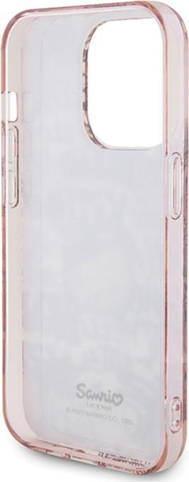 Actual product image Hello Kitty HKHCP13LHDGPTP iPhone 13 Pro / 13 6.1" różowy/pink hardcase IML Tags Graffiti (Apple iPhone 13 Pro)