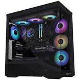 Produktbild Lian-Li Vector V100 PC-Gehäuse, Midi-Tower, ATX, RGB, Tempered Glass - schwarz