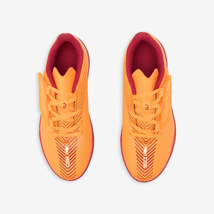 Produktbild Kipsta Kinder Fussball Nockenschuhe mit Klettverschluss - 160 Easy Turf orange (33)