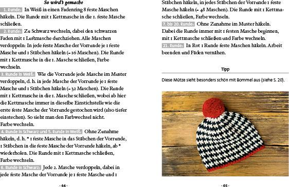 Actual product image Das kleine Buch: Mützen selber häkeln (German, Claudia Zelinsky, 2021)