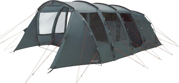 Easy Camp Familien-Tunnelzelt Sola 6 (grau, Modell 2025) (Tunnel tent, 22.70 kg, 6 persons)