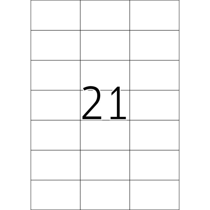Actual product image Herma Power labels A4