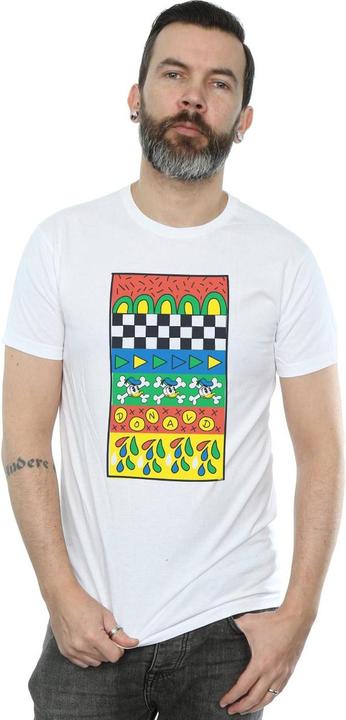 Actual product image Disney Mens Donald Duck Vintage Pattern T-Shirt (M)
