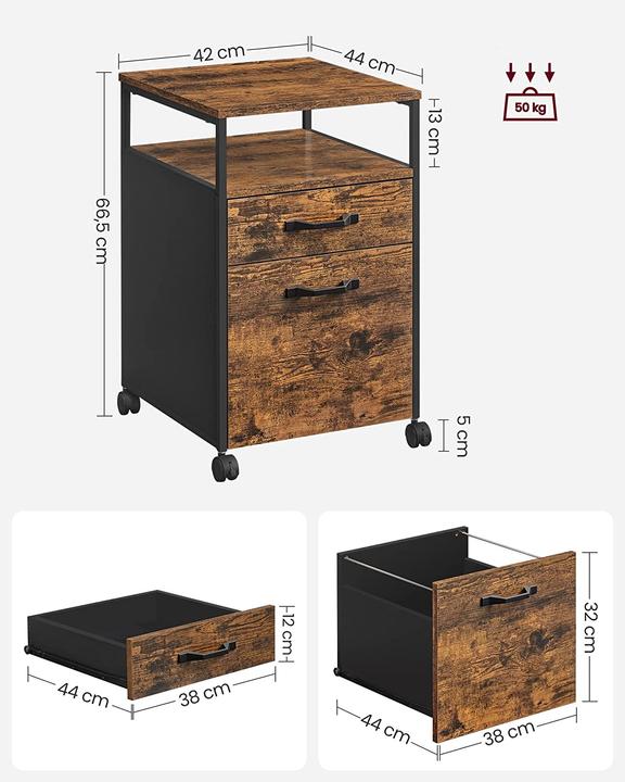 Actual product image Vasagle Work (42 x 44 x 66.5 cm)