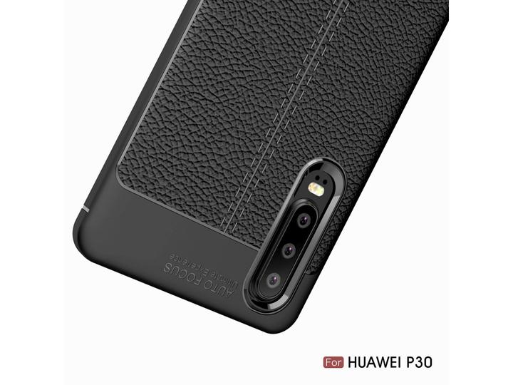 Produktbild Screenguard Huawei P30 Hülle Leather Design TPU Cover (Huawei P30)