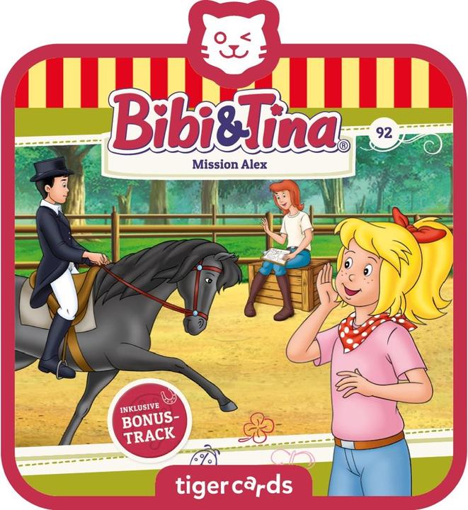 Actual product image Tigermedia Tigercard Bibi Tina Mission Alex (Episode 92) (German)