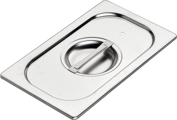 Produktbild GN Schalen GN-Deckel 1/4 mit Silikondichtung Edelstahl 26.5x16.2cm (GN 1/4)