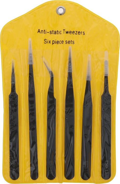 Immagine prodotto OEM Set di 6 pinzette di precisione