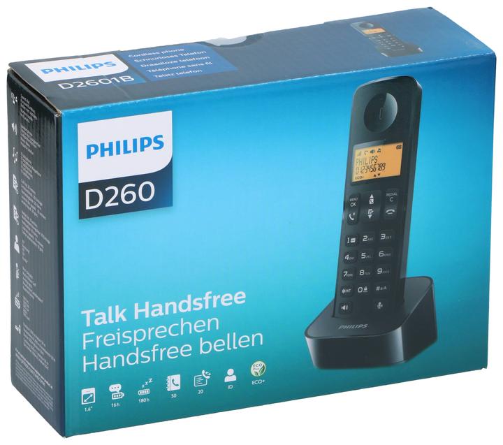 Actual product image Philips D2601B/01 Cordless telephone