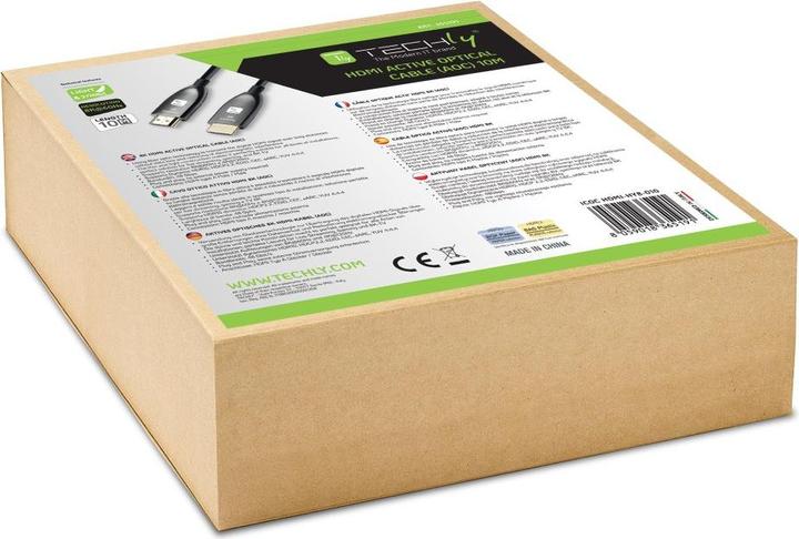 Produktbild Techly HDMI 8K 60Hz AOC LWL Kabel 10m (10 m, HDMI)