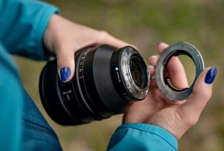 Actual product image Techartpro TZE-02 Sony E to Nikon Z