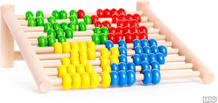 Image du produit Bajo Aide au calcul 100 abacus (Anglais, Allemand, Français, Italien)