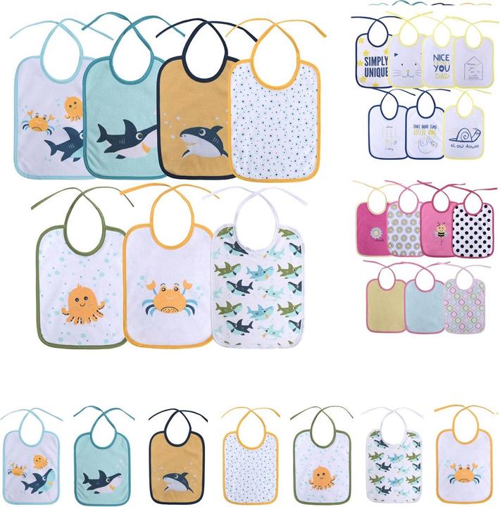 Actual product image Baby Care Baby bib 7-piece set