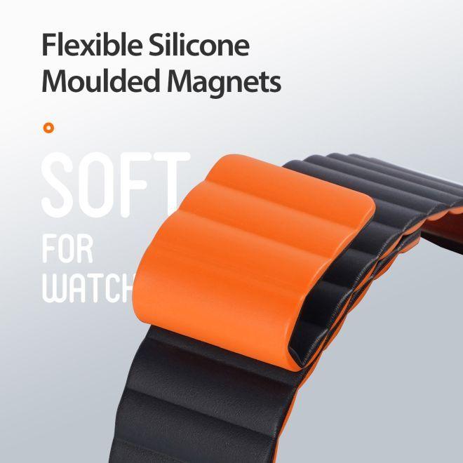 Actual product image Dux Ducis magnetic strap watch strap 7/6/5/4/3/2 (40 mm, 38 mm, 41 mm, Silicone)