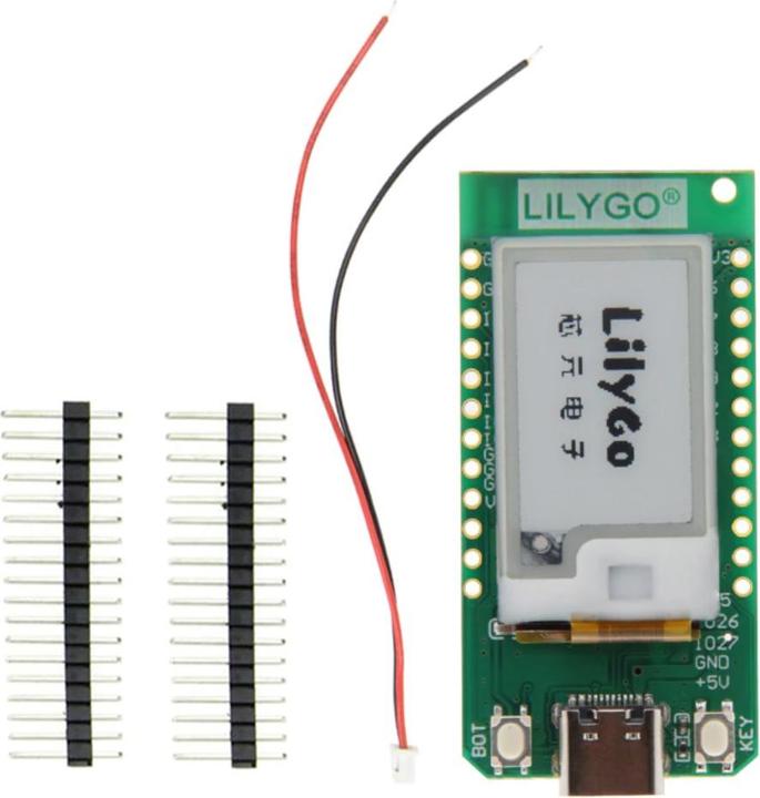 Actual product image Lilygo T-Dispay E-paper ESP32 module with 1.02 inch display