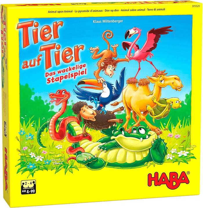 Produktbild Haba Tier auf Tier Das wackelige Stapelspiel (Deutsch)
