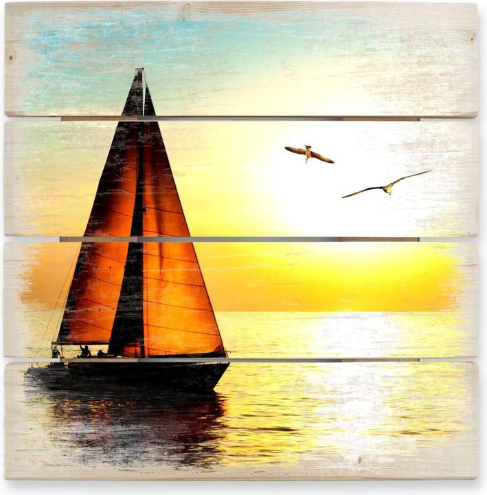 Image du produit Trenddeko Voilier au coucher du soleil (40 x 41,5 cm)