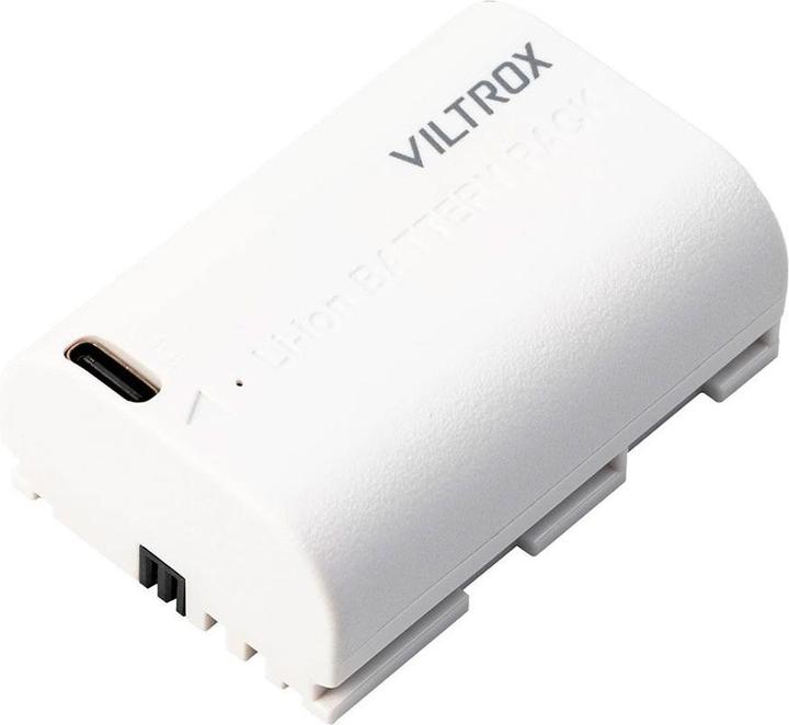 Actual product image Viltrox TLP E6 Battery ( LP E6 ) TYPE C 2400MAH for Canon Camera (Rechargeable battery)