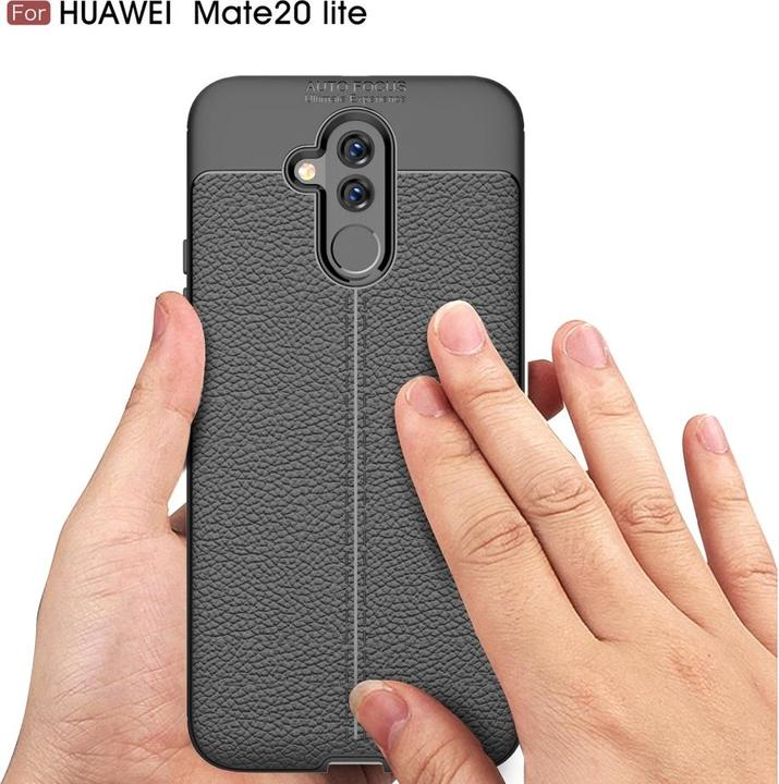 Produktbild Screenguard Huawei Mate 20 Lite Hülle Leather Design TPU Cover (Huawei Mate 20 Lite)