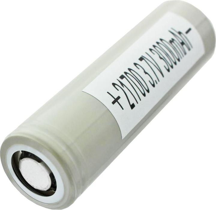 Actual product image Samsung Battery INR21700-30T maximum 35A current output (flat top) (1 pcs., 21700, 3000 mAh)