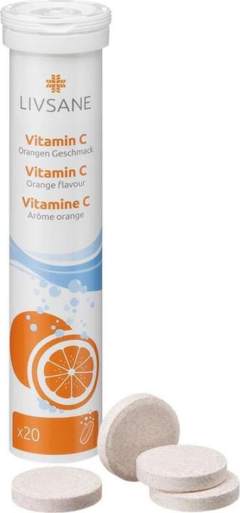 Image du produit Livsane Vitamin C (20 pièce(s), Comprimé effervescent, 101 g)