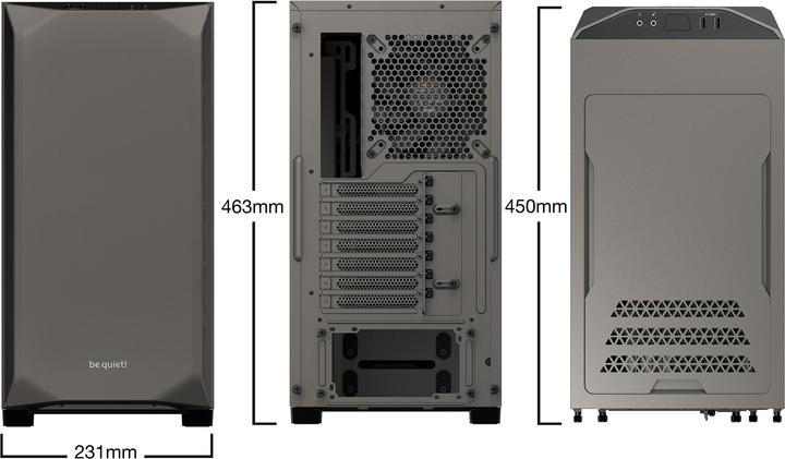 Produktbild be quiet! Pure Base 500 (ATX, mATX, Mini-ITX)