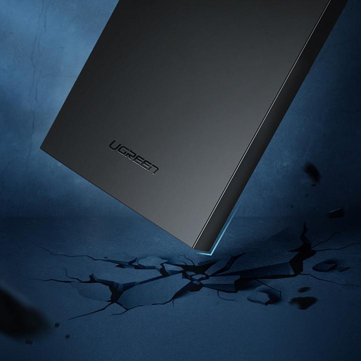 Actual product image Ugreen SSD/HDD enclosure 2.5" USB 3.0 SATA black (CM237) (2.5")