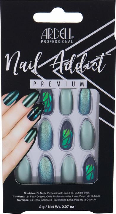 Produktbild Ardell Nail Addict - Nail Addict Green Glitter Chrome (Künstliche Wimpern)