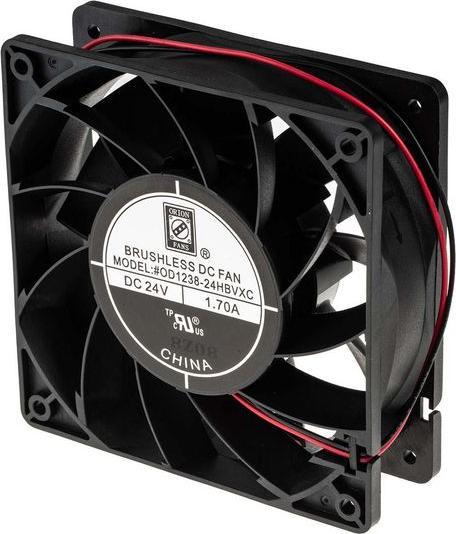 Image du produit Rs Pro Ventilateur axial cc 120mm 384m3/h 24Vcc (120 mm)