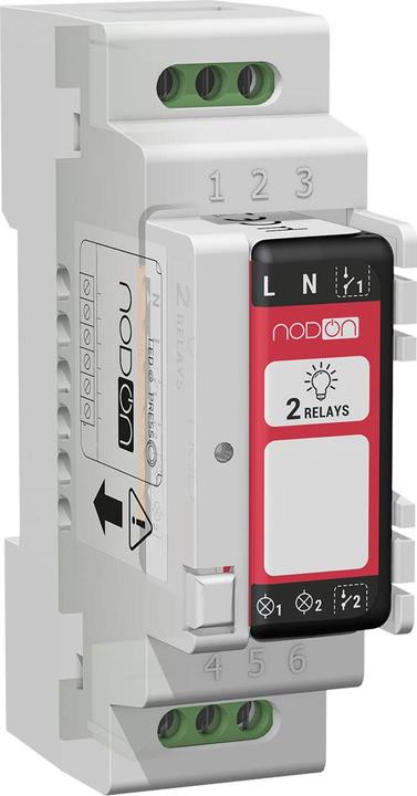 Actual product image NodOn NOD DRB-1-1-00 - DIN Rail Box for Zigbee or EnOcean Relay Switches (5 pcs.)