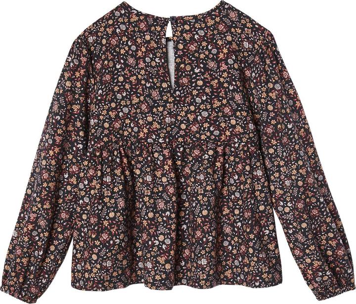 Actual product image Vertbaudet Girls' blouse with floral pattern (92)