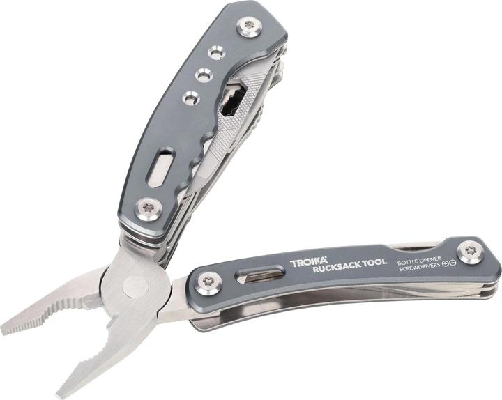 Produktbild Troika Taschenmesser Rucksack Tool mit 15 Funktionen, Grau, Typ (15 Funktionen)