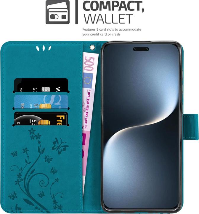 Produktbild Cadorabo Hülle für Honor Magic 7 Lite mit Blumen Muster (Honor Magic7 Lite)