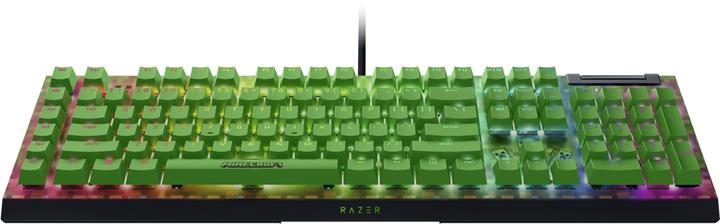Produktbild Razer Blackwidow V4 X Minecraft Green Us (US, Kabelgebunden)