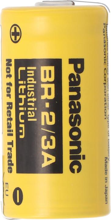 Produktbild Panasonic Batterie BR-2/3 A mit Lötfahnen in Z-Form (1 Stk., A23, 1200 mAh)