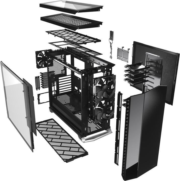 Immagine prodotto Fractal Vector RS - Blackout (ATX, mATX, Mini-ITX, E-ATX)