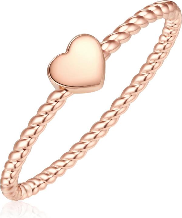 Image du produit Glanzstücke München Femme coeur argent sterling rose - 10102 (50, Argent 925)