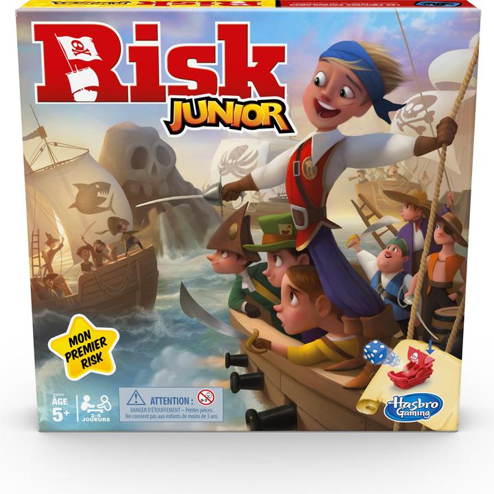 Image du produit Hasbro Gaming Risk Junior, f dès 5 ans, 2-4 joueurs jeu de stratégie (Français)