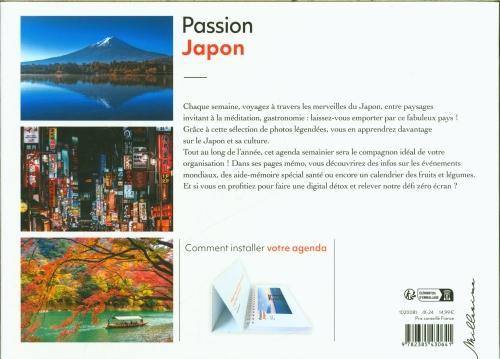 Actual product image Passion Japon : agenda semainier 2025 (French)