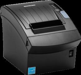 Image du produit Bixolon SRP-350V, cutter, USB, noir Imprimante de reçus, thermique directe, 7 points/mm (180dpi), largeur (USB 2.0)