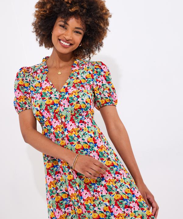 Produktbild Joe Browns Frilly Floral Shirred Midi (40)