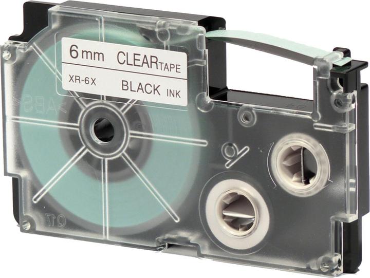Actual product image Casio Beschr.band 6mm transp.-schw. (0.60 cm, Black)