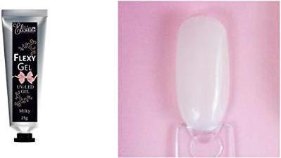 Image du produit Elisium Flexy Gel gel pour extension d'ongles Milky 25g (Gel coiffant)