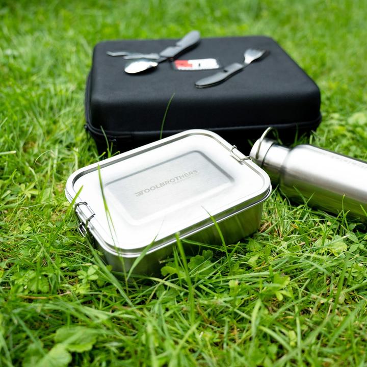 Produktbild Tool Brothers Toolbrothers Fan Lunchpaket in Hardcase Tragetasche Lunchtasche Wasserdicht mit Edelstahl Brotdose
