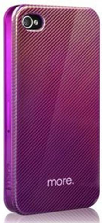 Produktbild more. Duplex Hologram Hardcase für iPhone 4/4S Purple (Apple iPhone 4s, Apple iPhone 4)