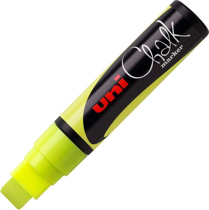Image du produit Uni-ball CHALK-MARKER - PWE-K - Marqueur à la craie (Jaune, 15 mm, 1 x)