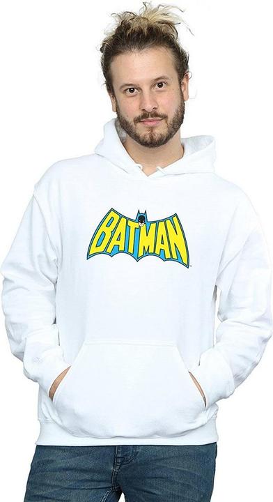 Immagine prodotto Batman Maglietta in cotone con logo retrò da uomo (L)