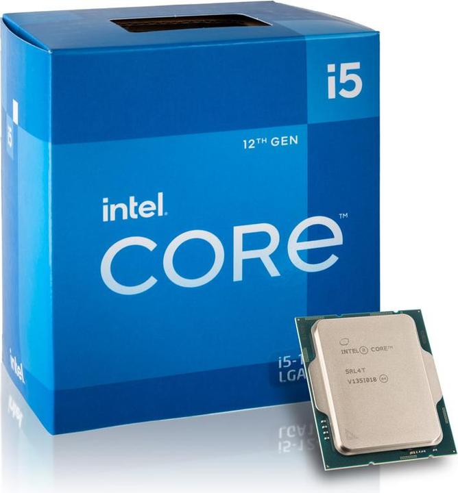 Image du produit Intel Core i5-12400 (LGA 1700, 2.50 GHz, 6 -Core)