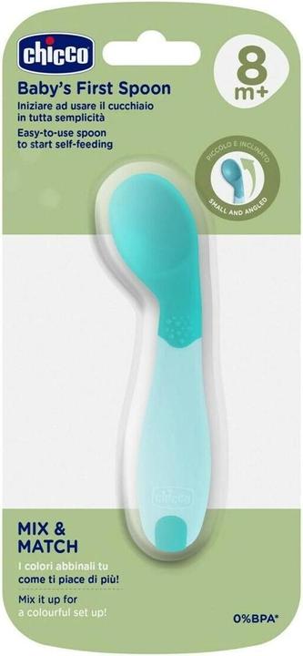 Actual product image Chicco Erster türkisfarbener Löffel ab 8 Monaten